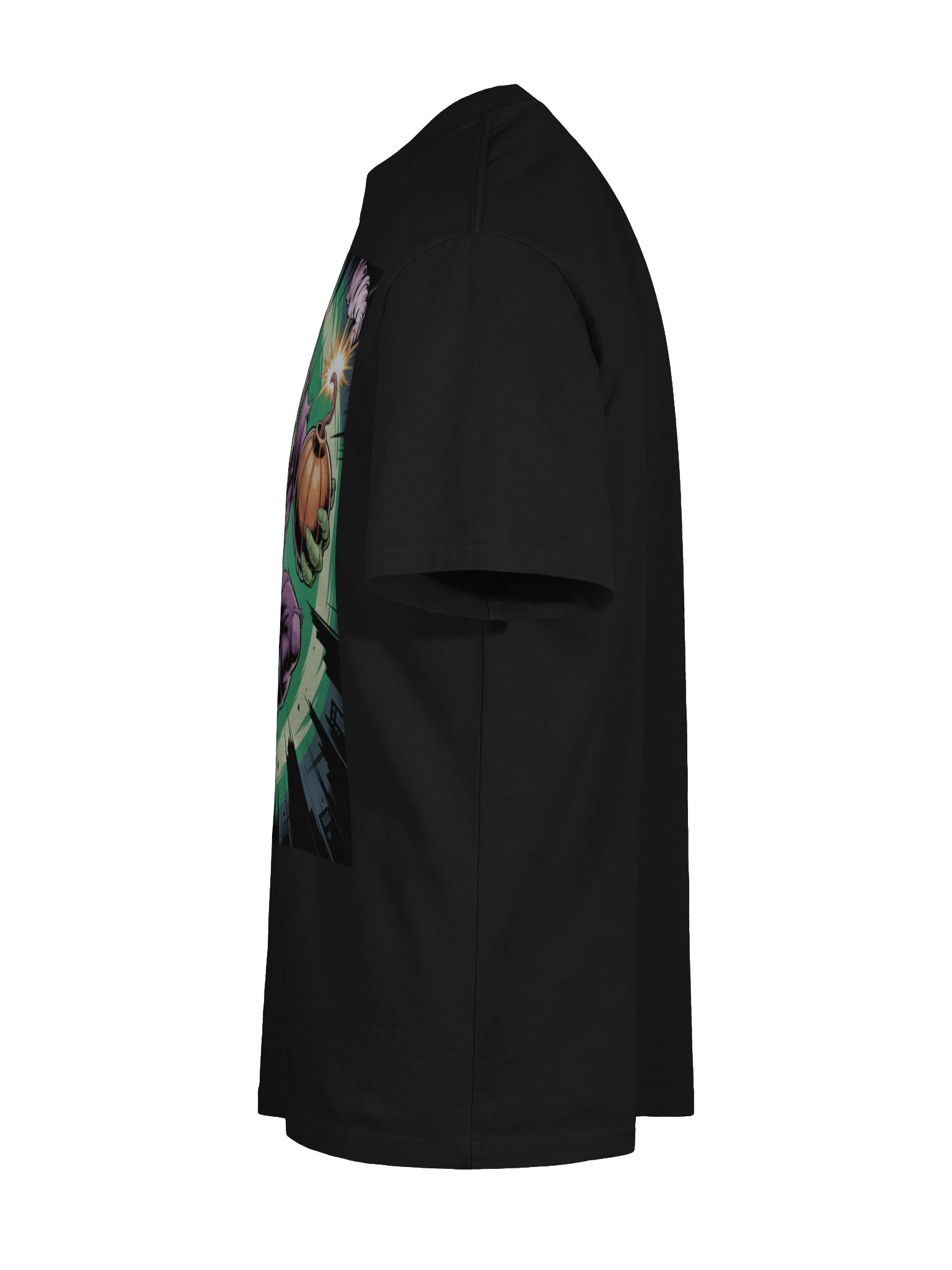 Green Goblin Pumpkin Blitz Oversized Faded T-Shirt – Goblin's Glider Gambit product image (10)