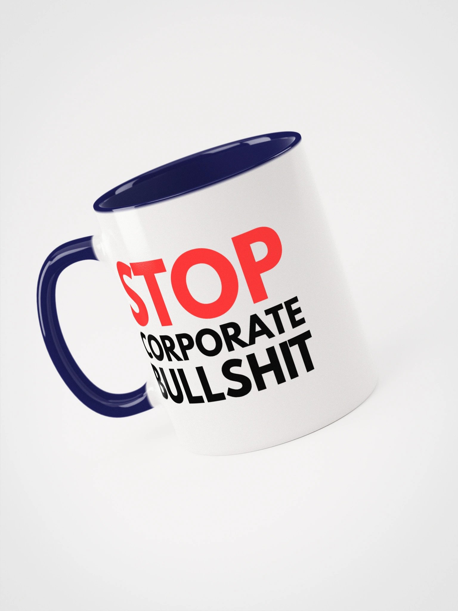 STOP corporate bullshit Mug product image (24)