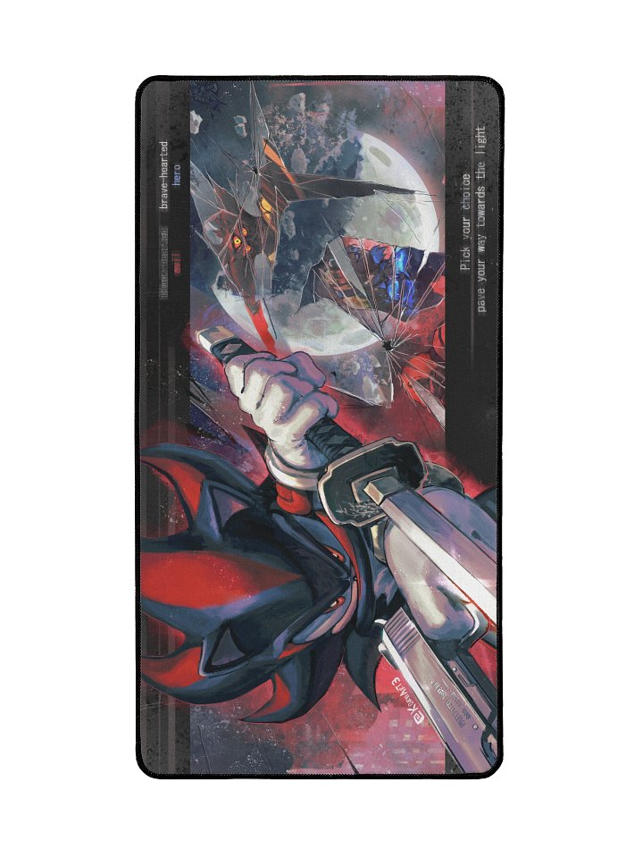 Shadow the hedgehog Desk Mat product image (2)