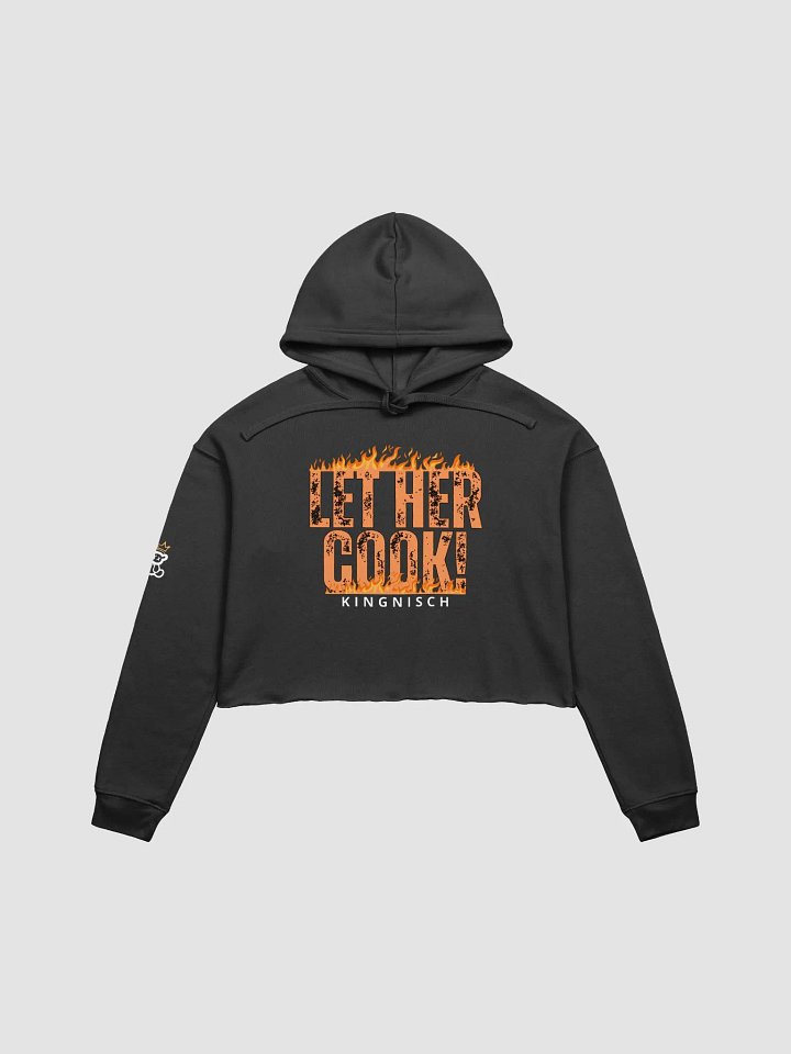 LET HER COOK! Crop Top Hoodie product image (2)