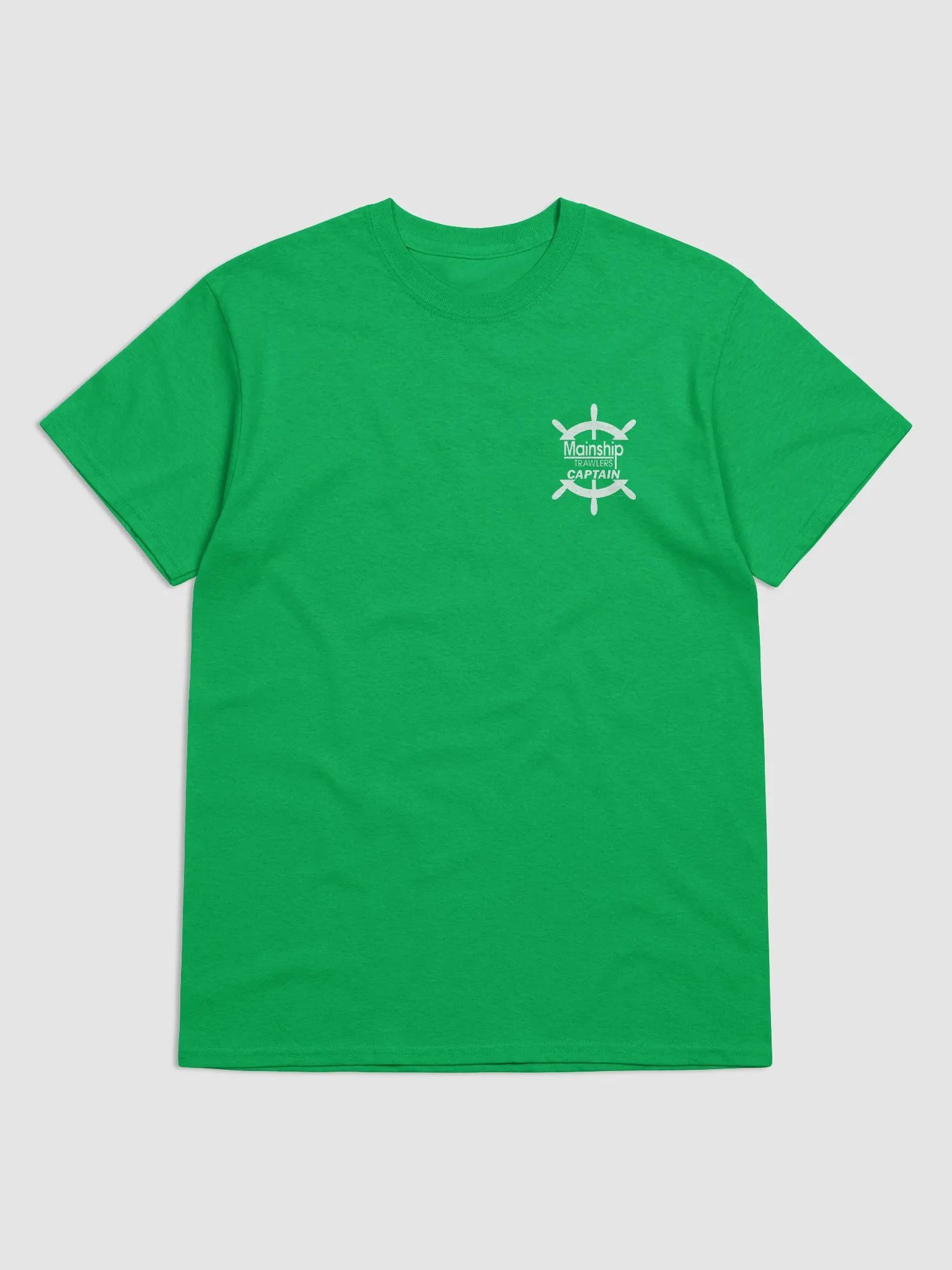 Mainship Captain - T-Shirt - Dark Shirt w/White Logo product image (3)