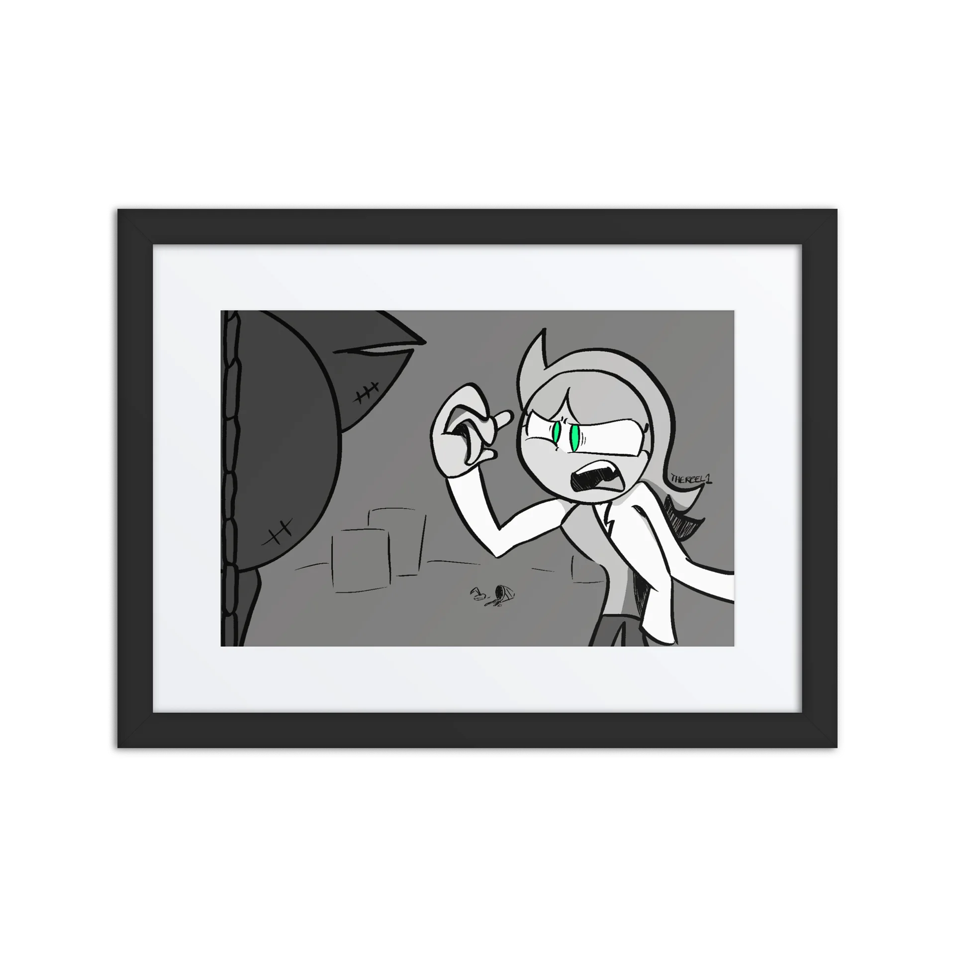 Shelly & The Hendrick Puppet Framed Poster product image (1)