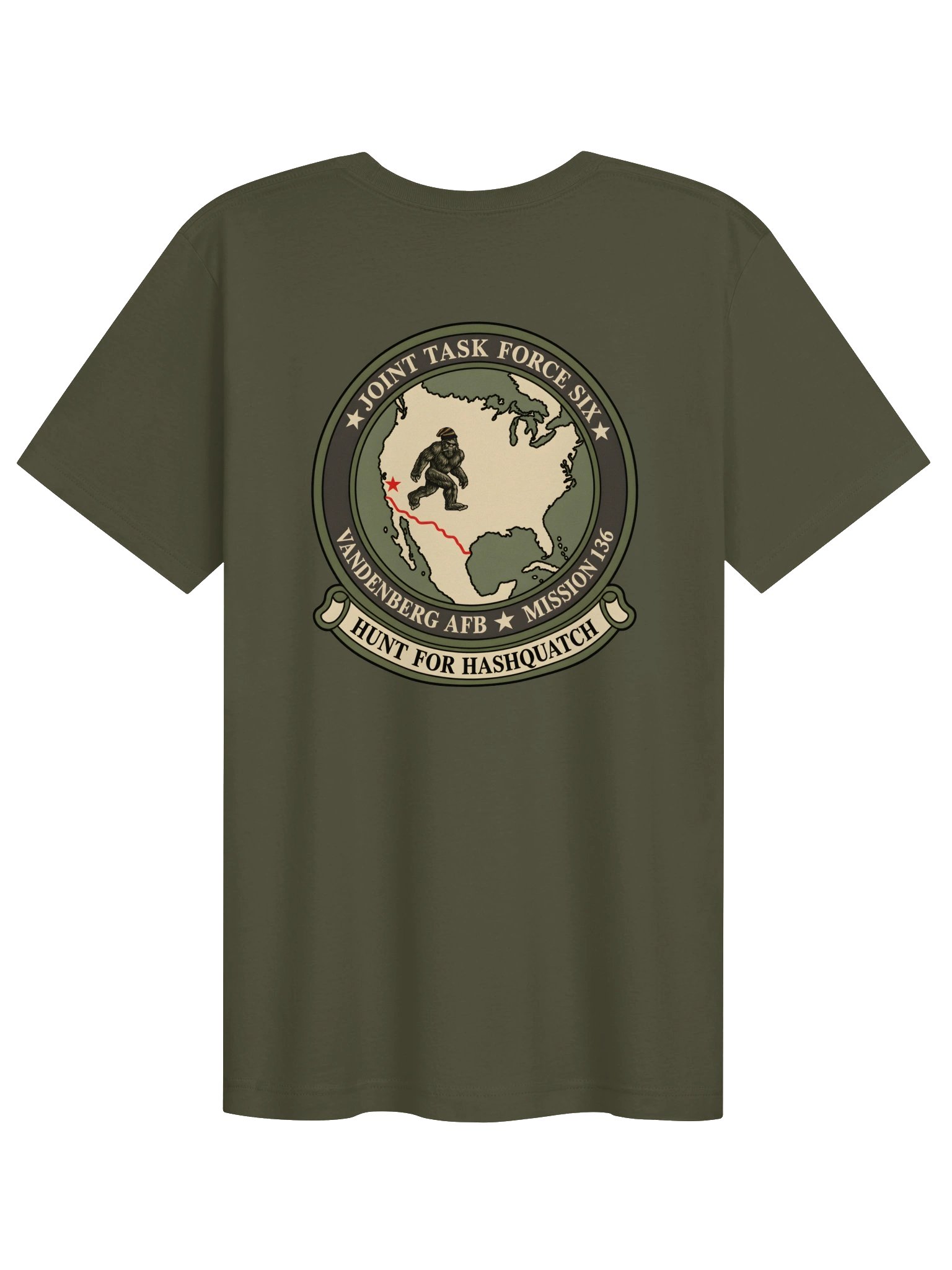 JTF-6 Vandenberg T-Shirt — Hunt for Hashquatch product image (2)