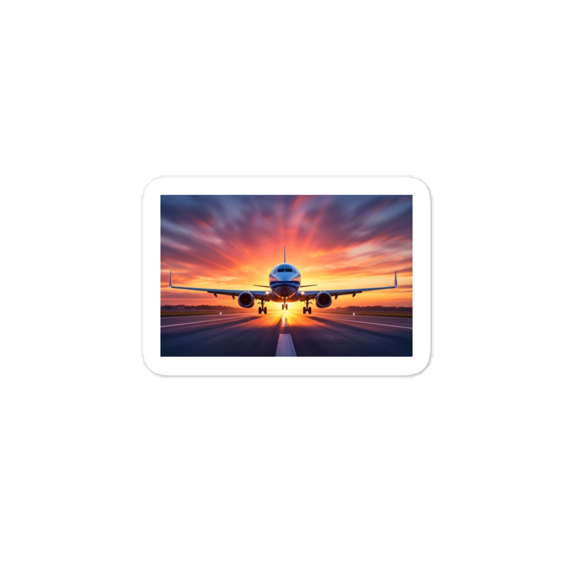 Full Throttle At Sunrise Sticker product image (2)