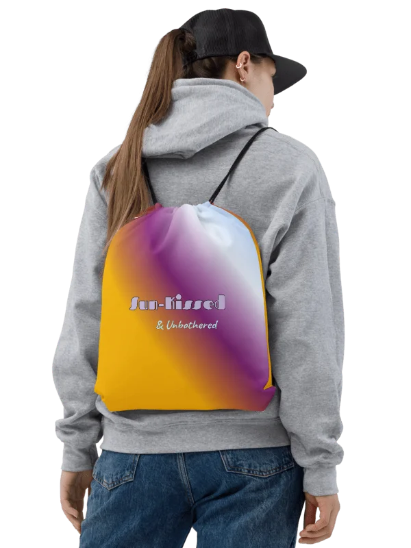 Sun-Kissed All-Over Drawstring Bag product image (1)