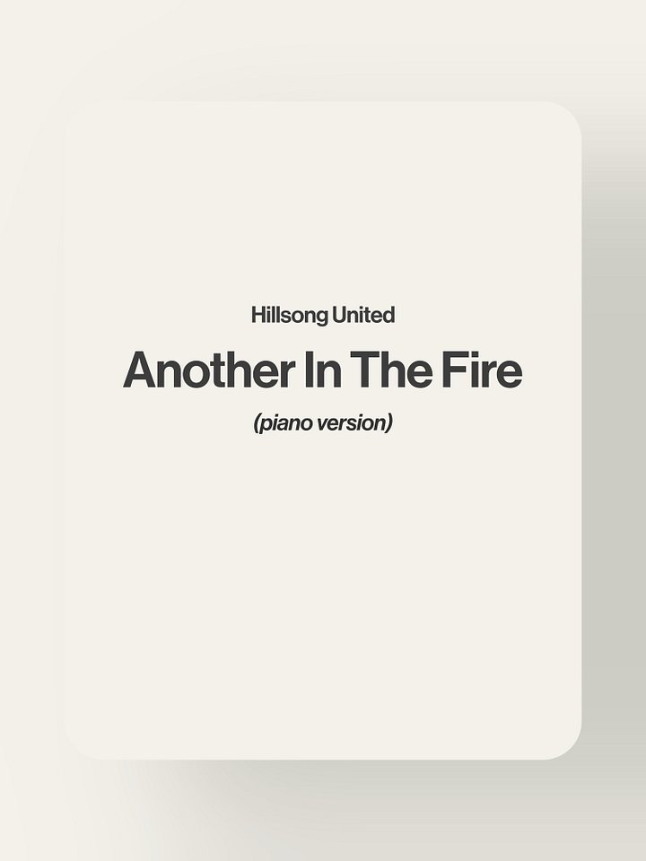 Another In The Fire product image (1)