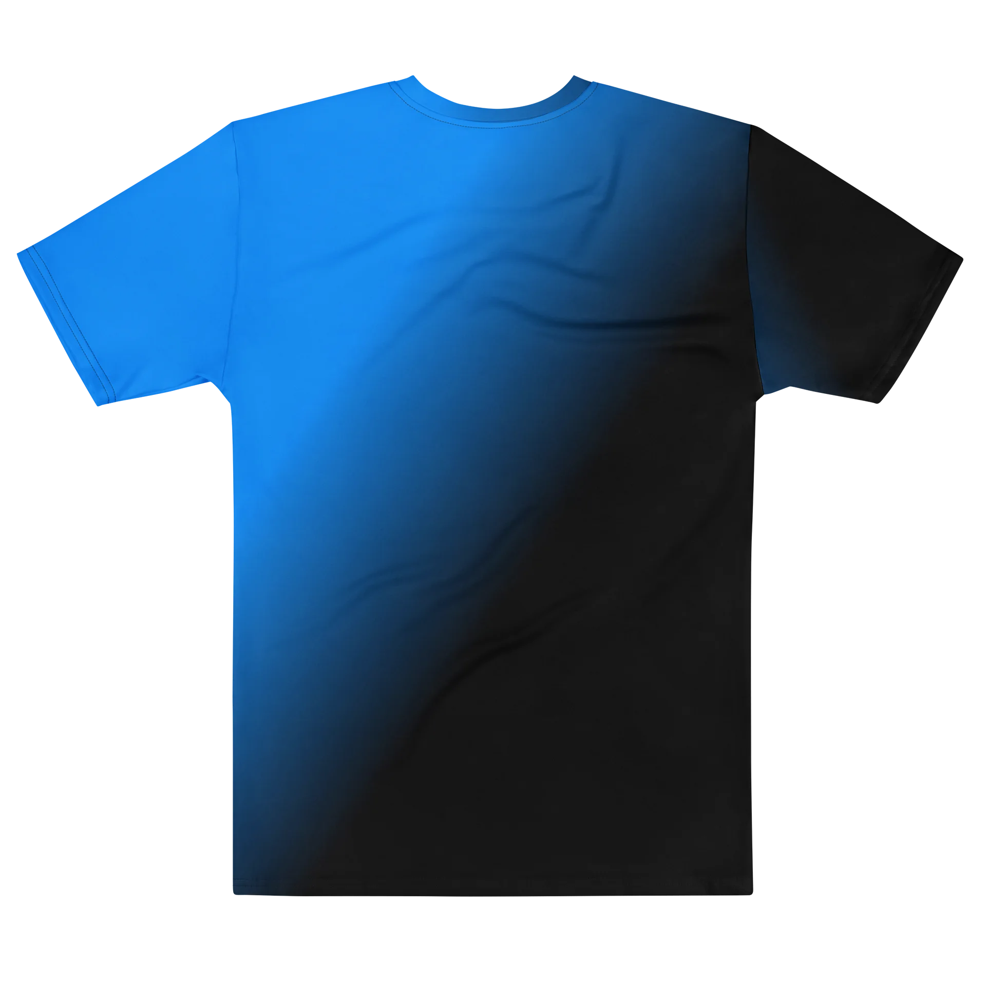 "Blue Fade" Cotton Crew Neck T-Shirt product image (2)