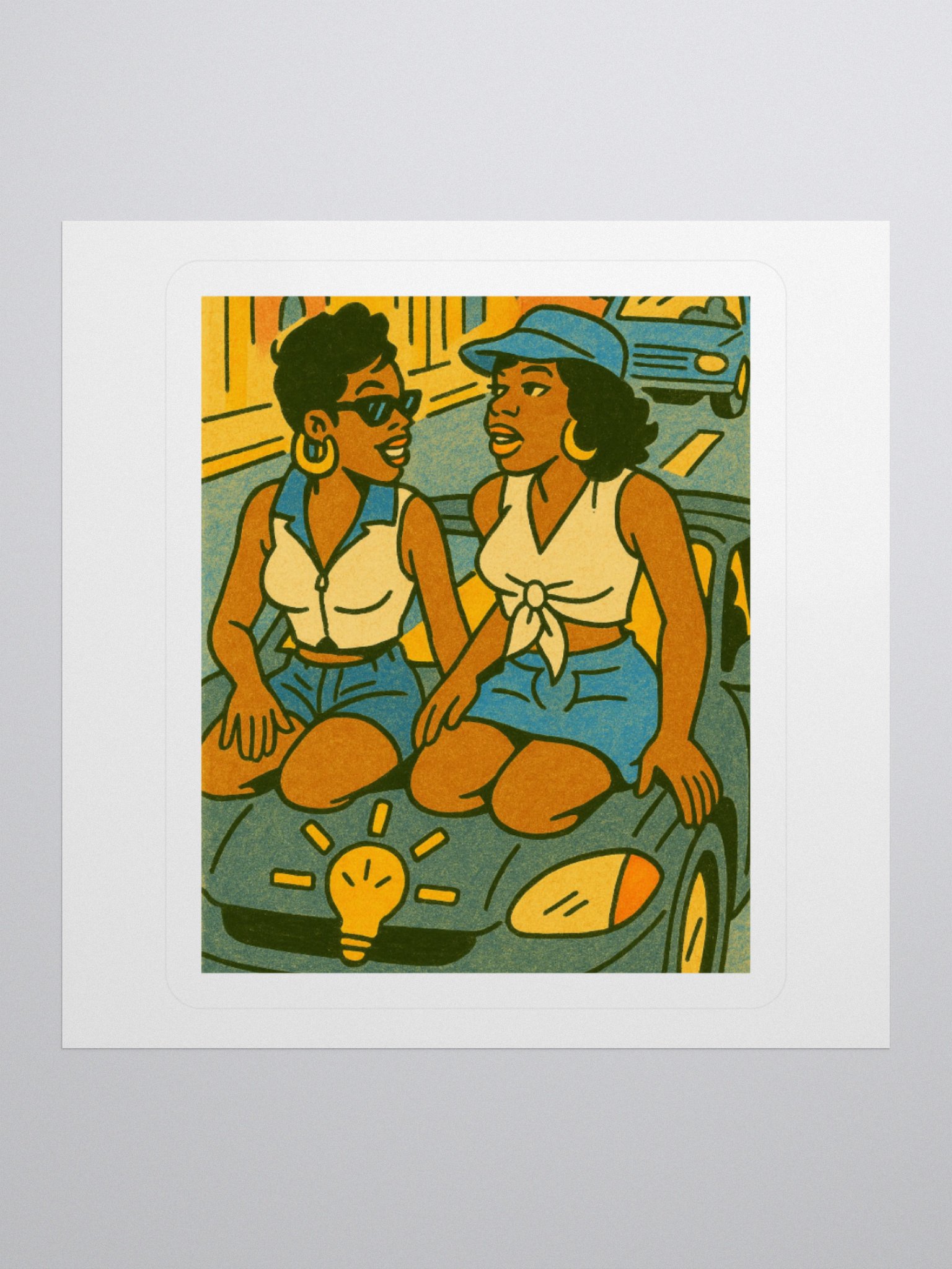 Cruisin’ With The Crew Sticker product image (1)
