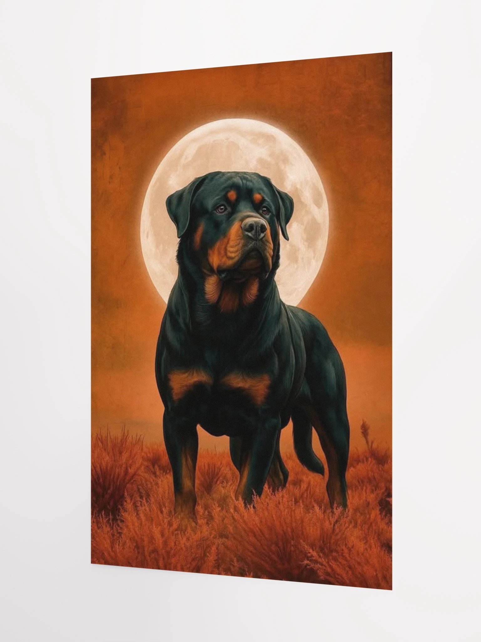 Moonlit Rottweiler Poster product image (9)