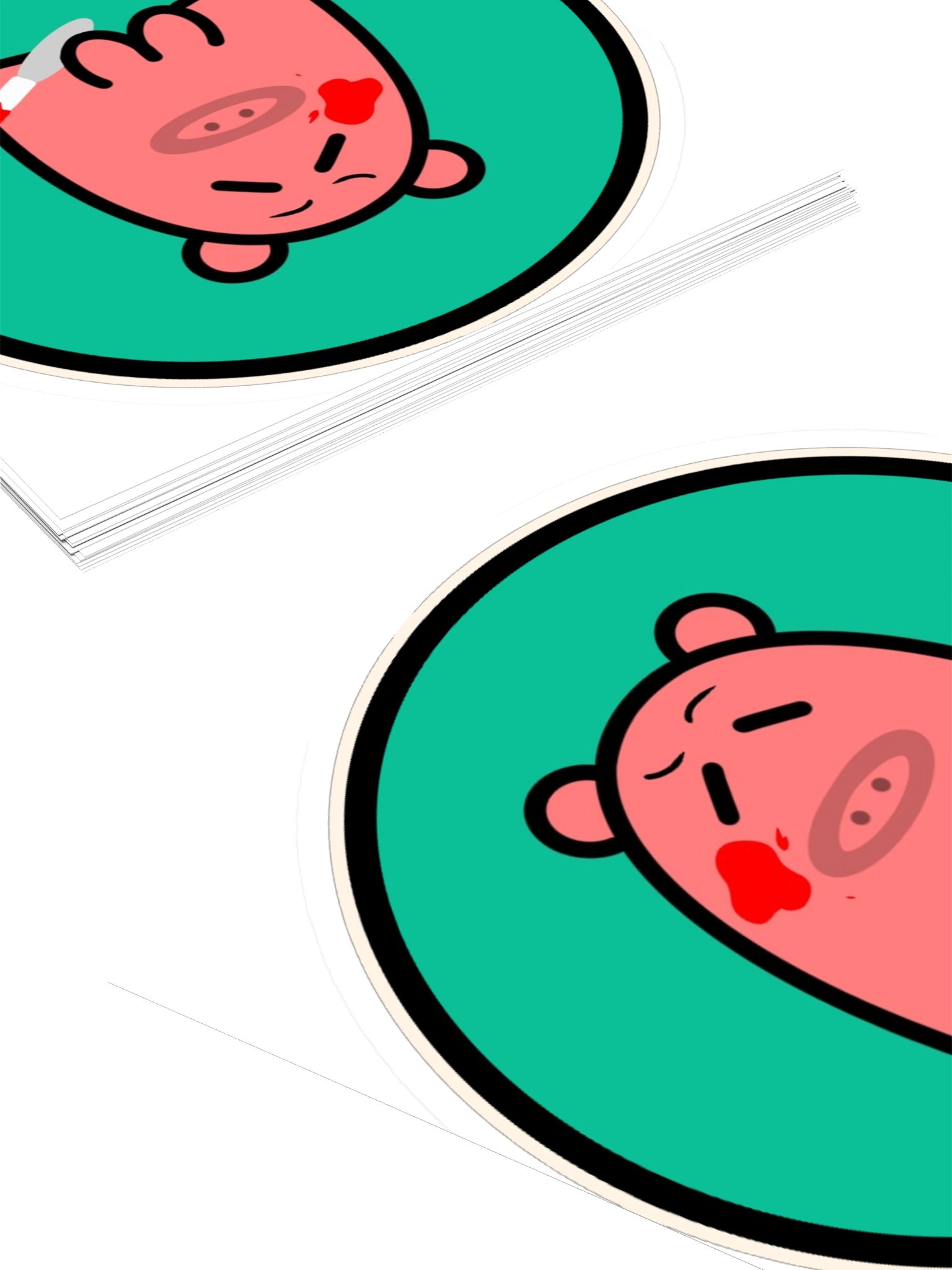 Murder Piggo Sticker product image (16)
