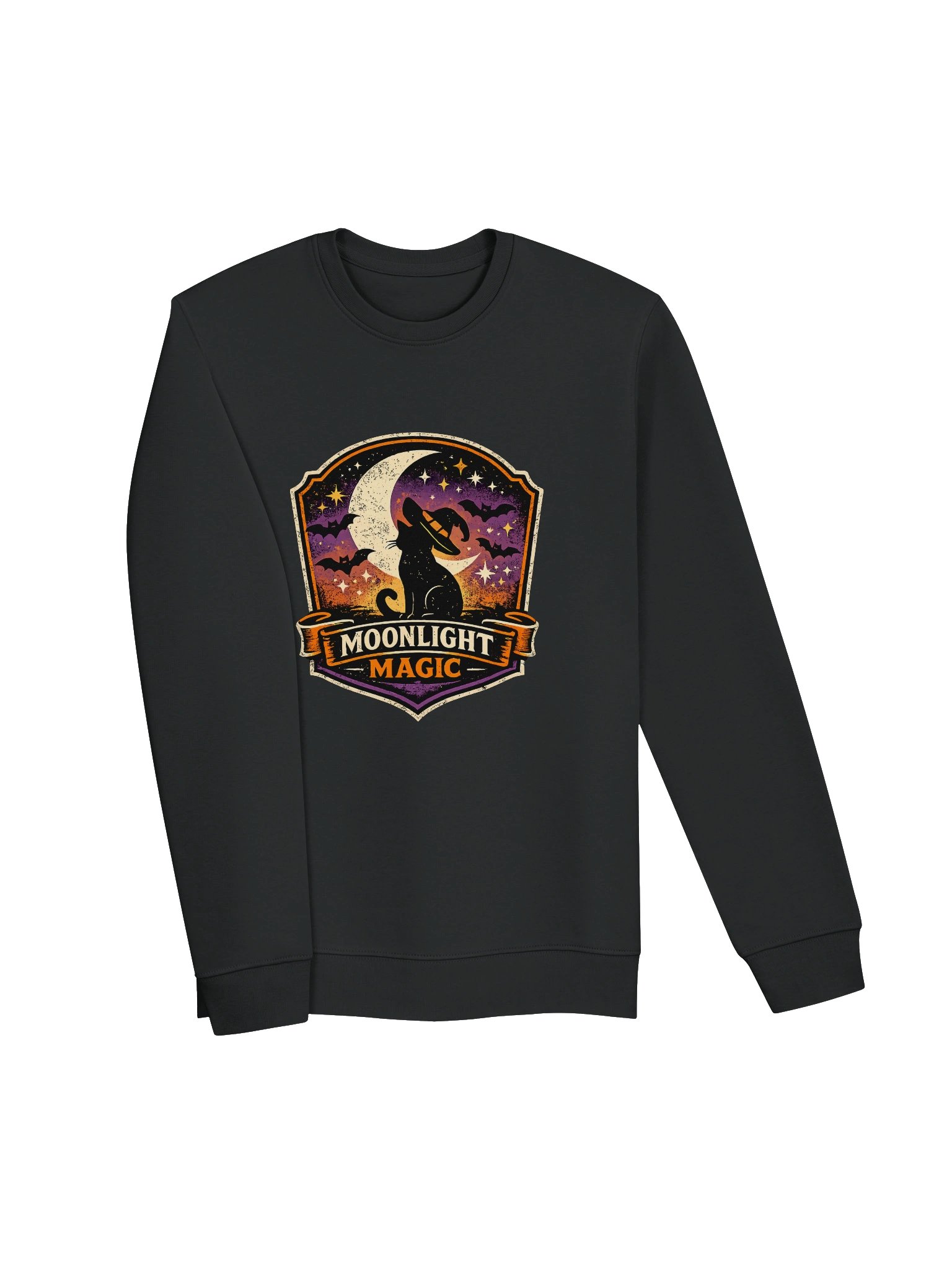 Moonlight Magic Cat Badge Sweatshirt product image (7)