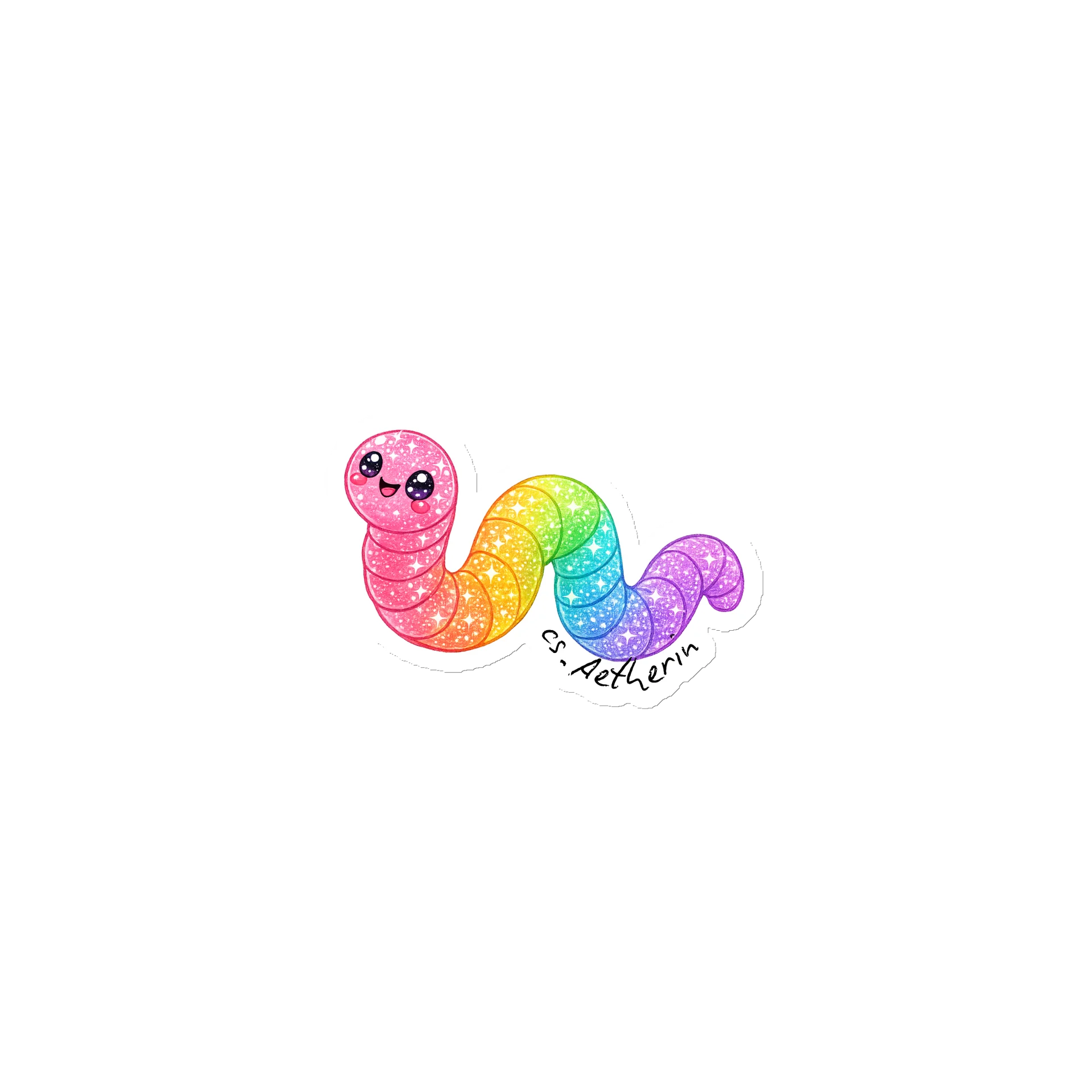 Rainbow Marcus Die-Cut Magnet product image (1)