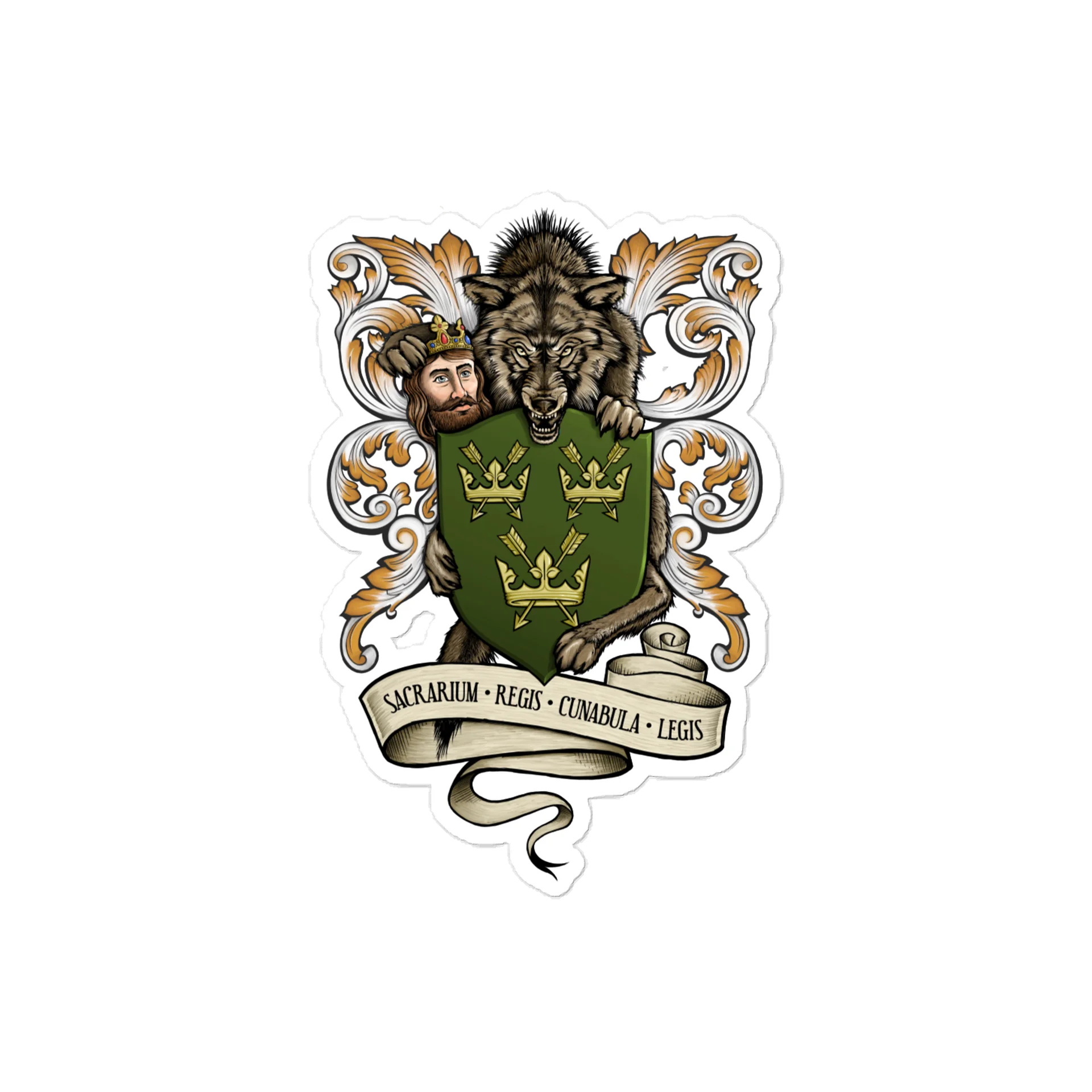 Bury St Edmunds Coat of Arms Die-Cut Sticker product image (1)
