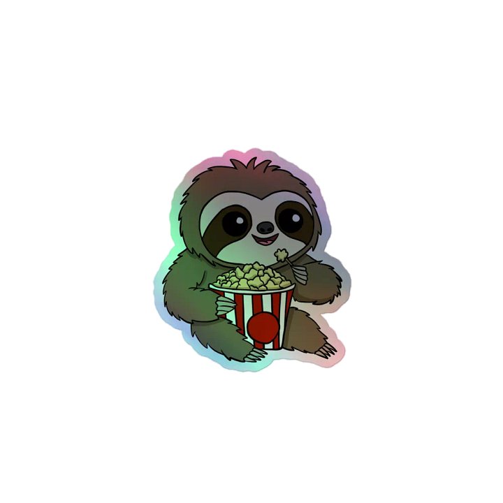 Holographic Sticker Sheet - Popcorn product image (1)