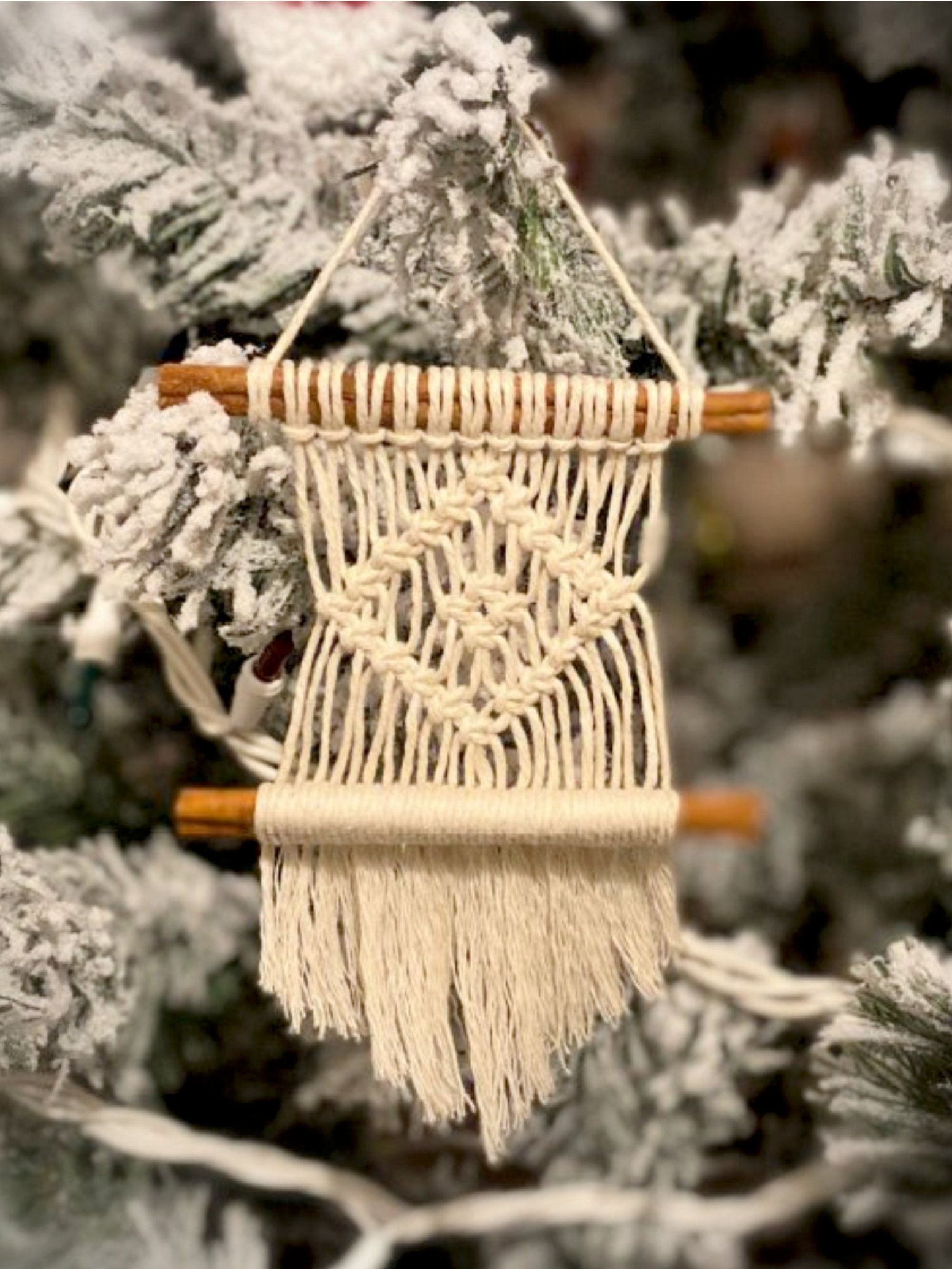 7 Macrame Christmas Ornaments (Digital PDF Patterns) product image (7)