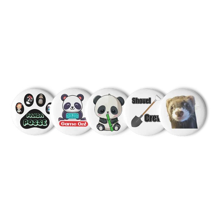 Gaming Panda Pin Set product image (1)