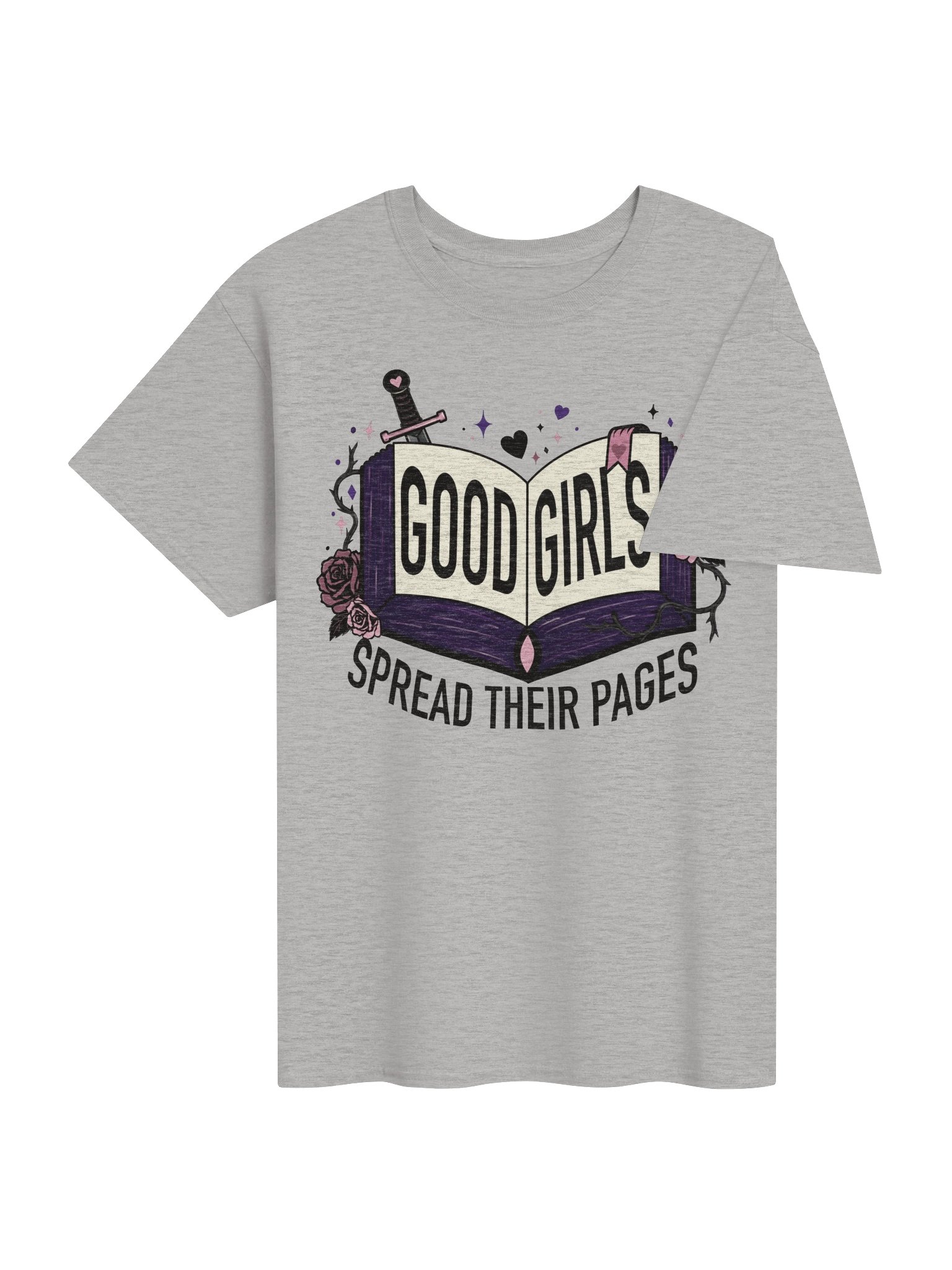 Good Girls Spread Their Pages (Unisex Heavy Tee) product image (44)