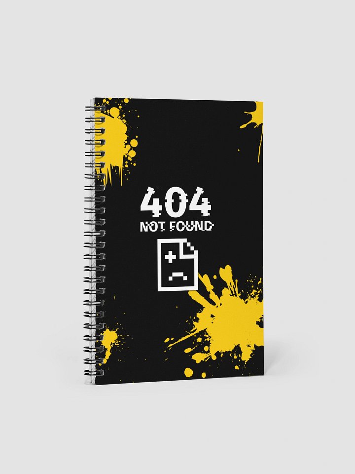 Error 404 Notebook - Dark product image (1)