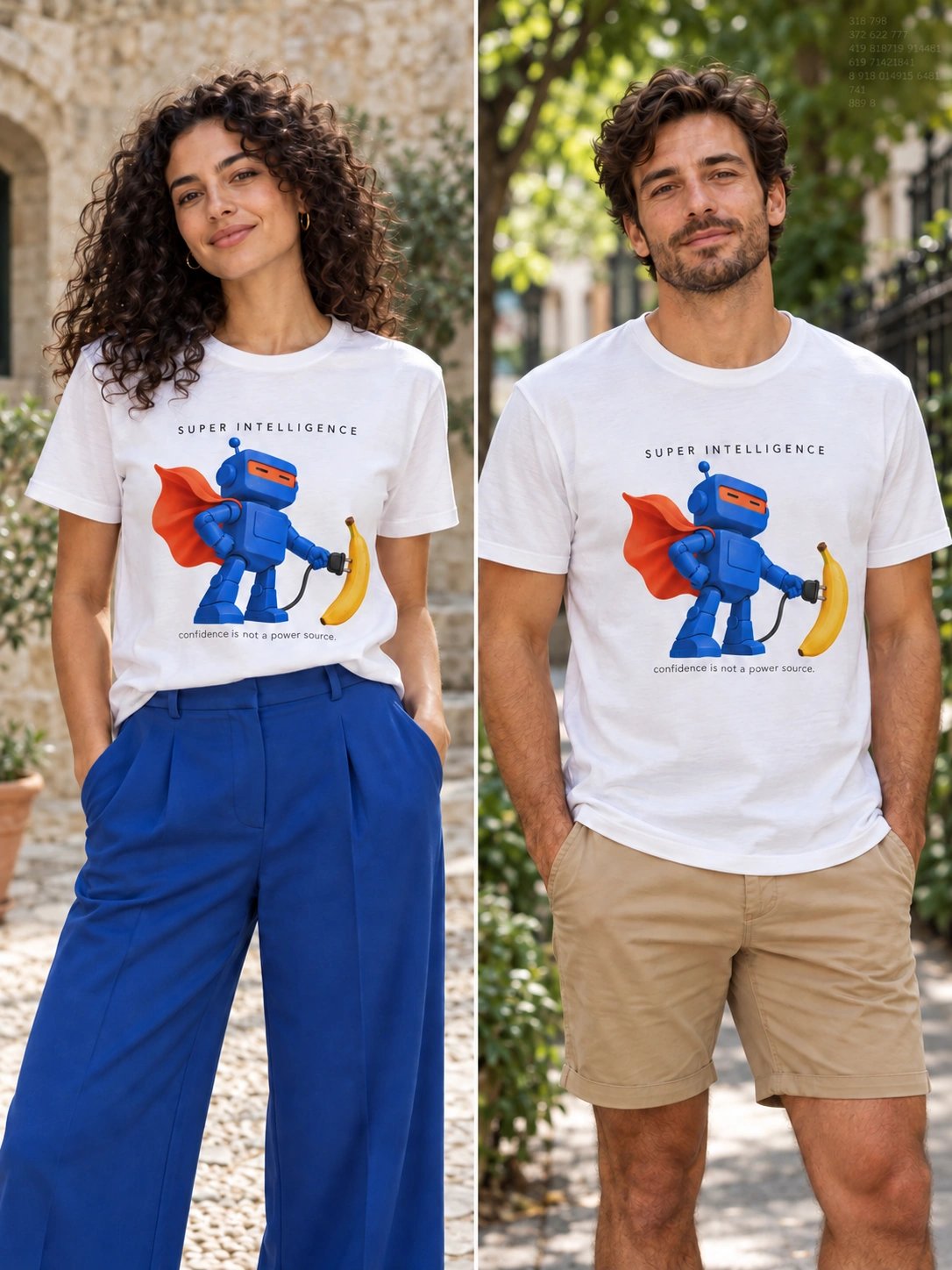 Super Intelligence T-Shirt – Trump AI Satire product image (4)