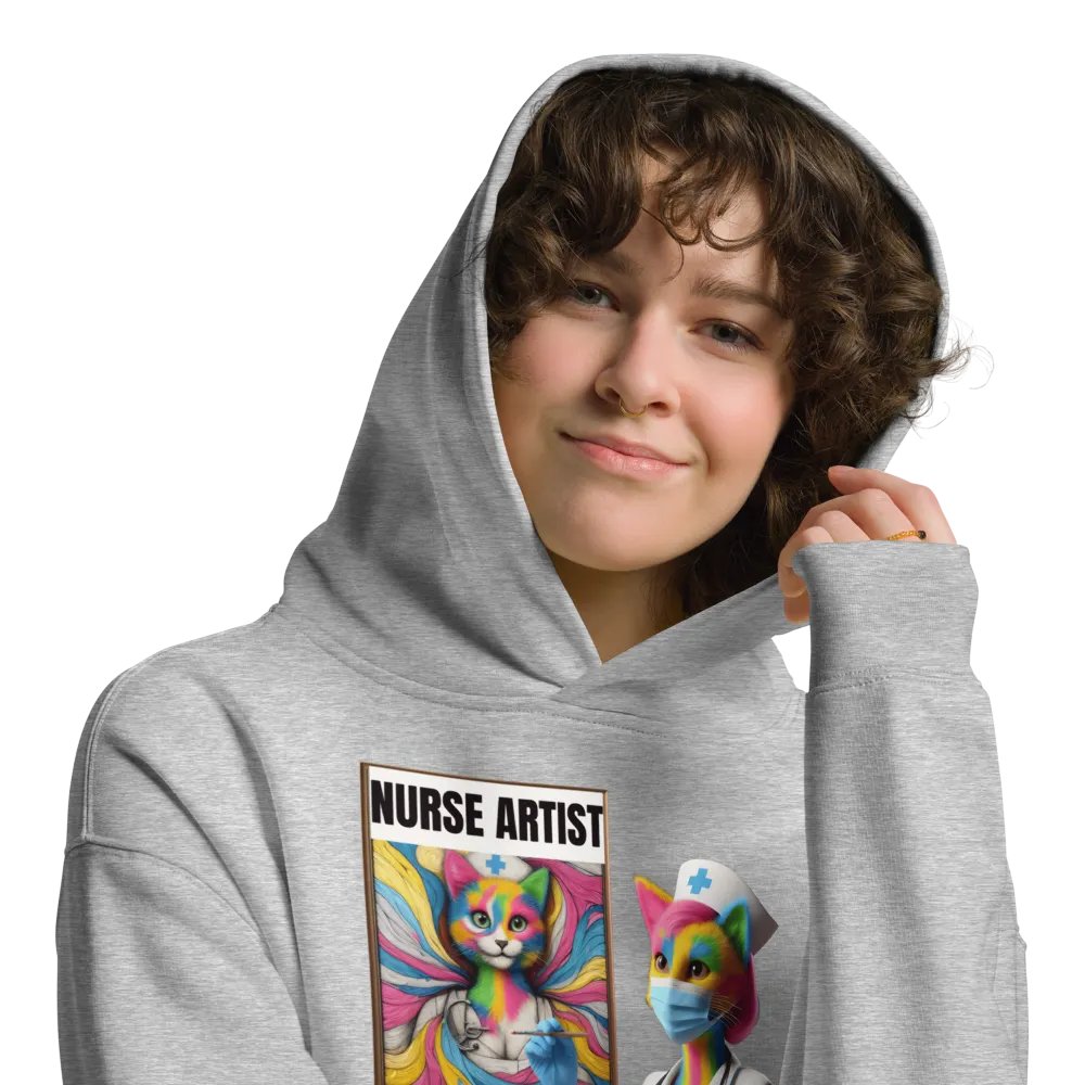 Whimsical Nurse Artist Oversized Hoodie product image (29)