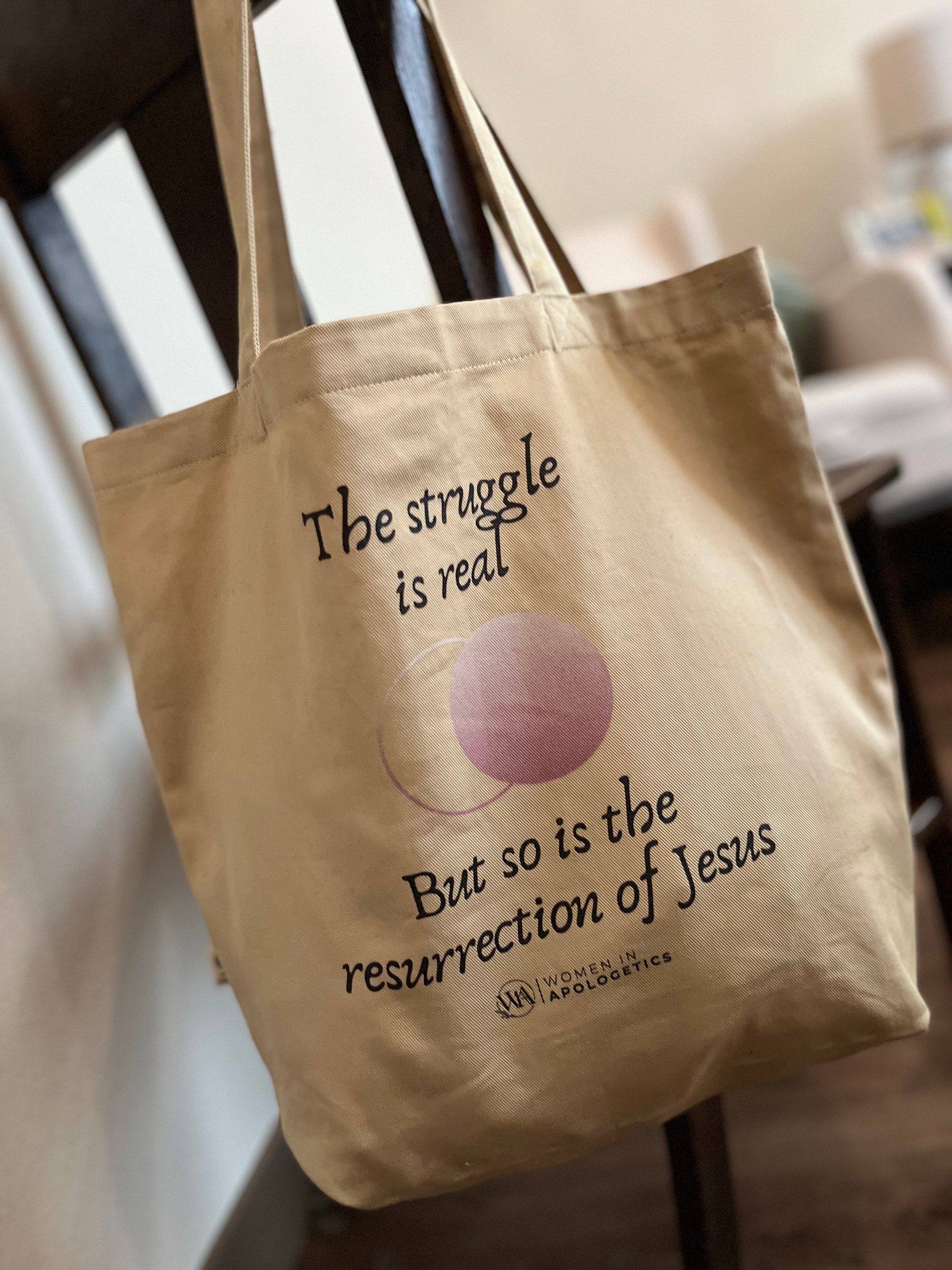 The Struggle Is Real, but So Is the Resurrection of Jesus Tote product image (2)