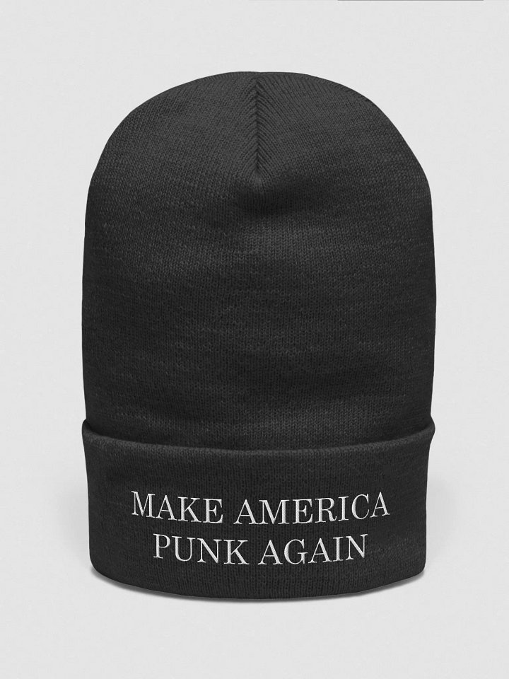 Make America Punk Again Beanie - White product image (1)