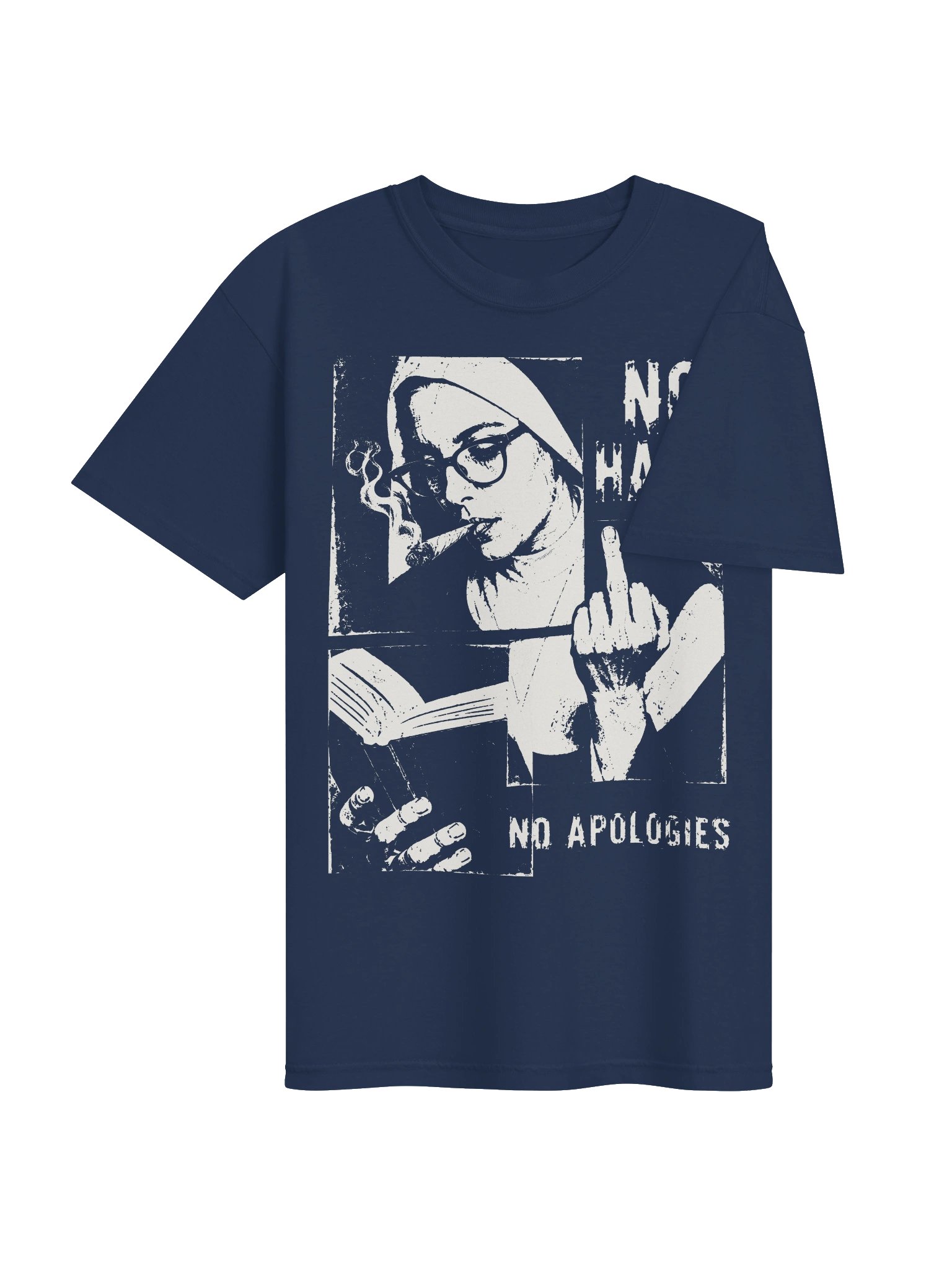 No Halo. No Apologies. // Nun // Heavyweight Vintage Graphic Tee product image (38)
