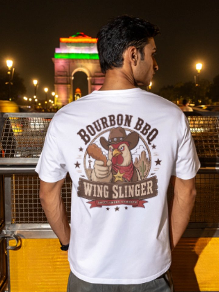 Limited Time - Bourbon BBQ T-Shirt - Wing Slinger product image (2)