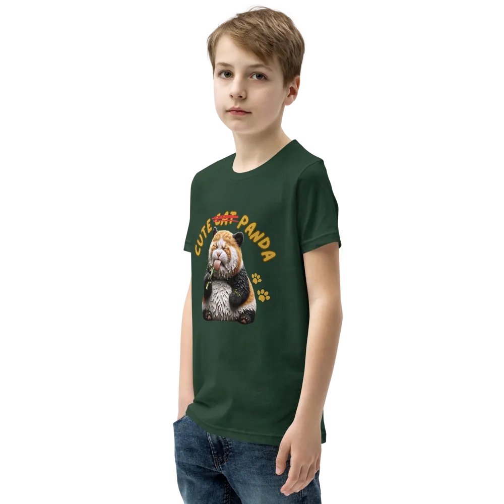'Cute Not Cat But Panda' Youth T-Shirt 🐱🐼😄 product image (5)