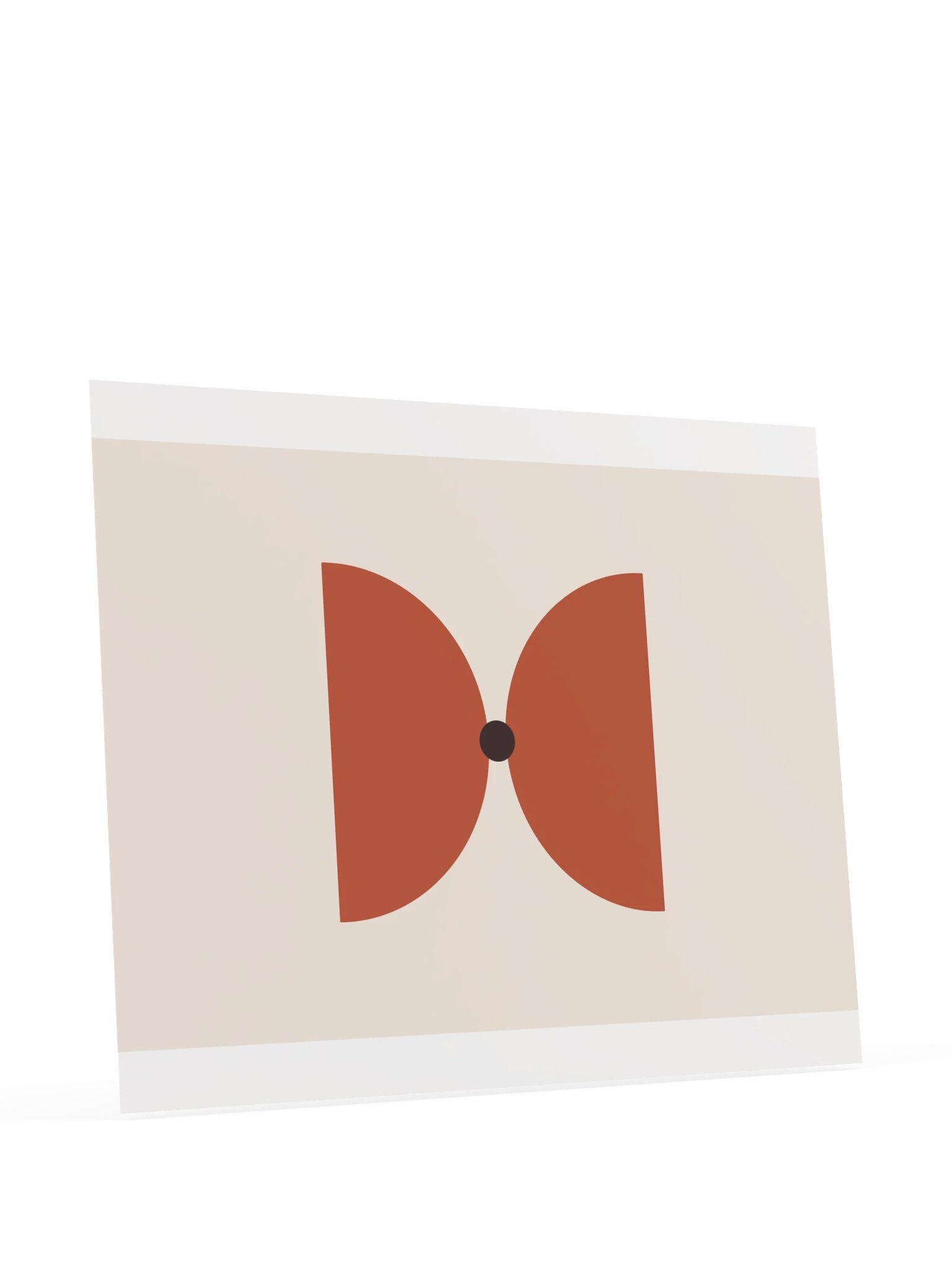 Mid Century Hourglass Print | Abstract Bathroom Wall Art product image (11)