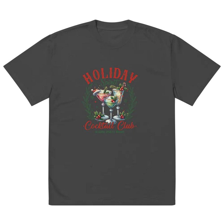 Holiday Spirits Cocktail Club T-Shirt product image (5)
