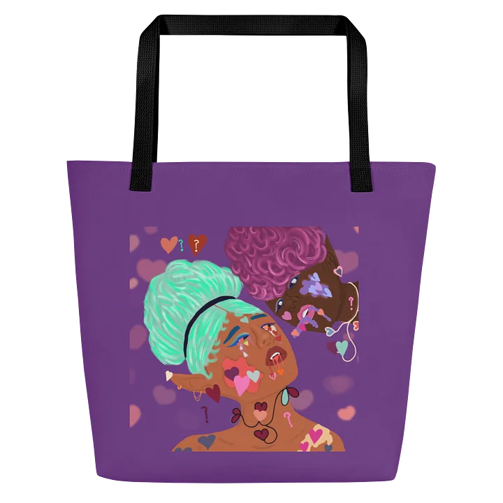Surreal Heart Mirror Tote product image (2)