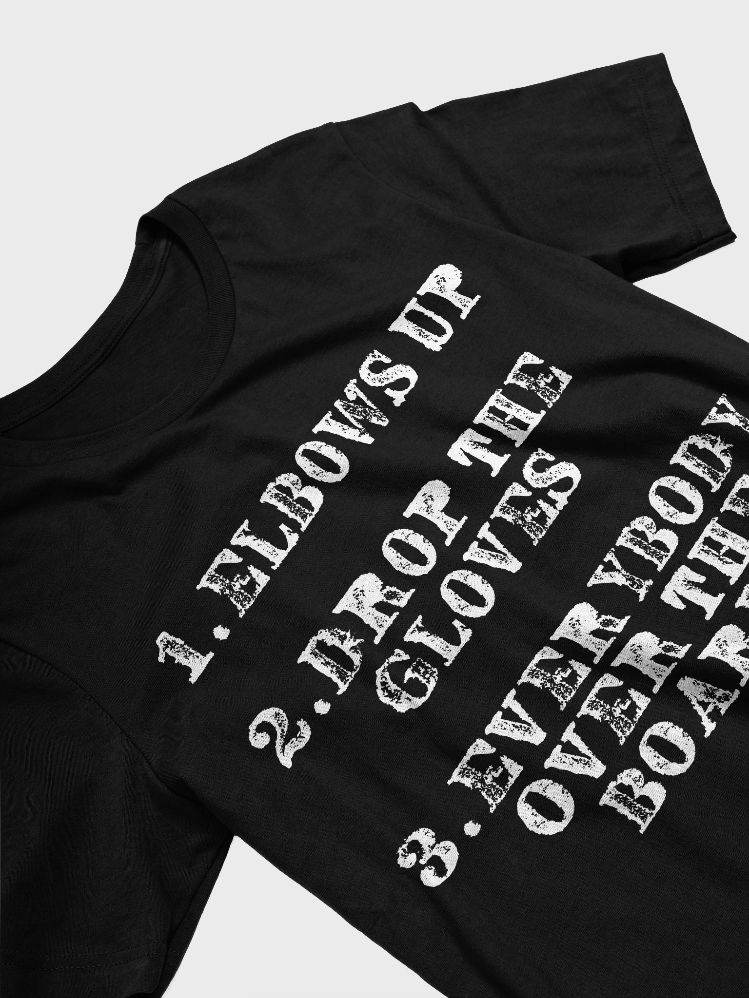 Funny Hockey T-Shirt - Everybody Over the Boards - Beer League Hockey Shirt for Men - Gift for Hockey Players Who Don't Back Down from Anyone product image (3)