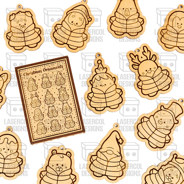 Christmas Ornaments Box - Laser Cut Files product image (2)