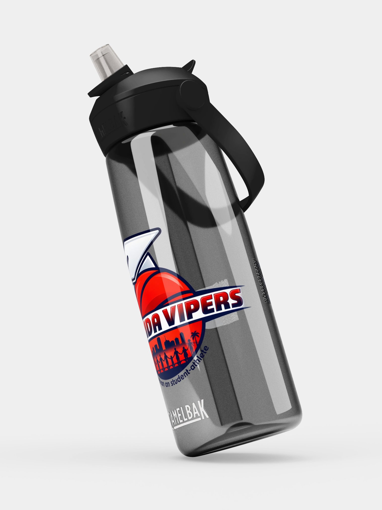 Blacktop Brand Florida Vipers Flip Straw Water Bottle product image (6)