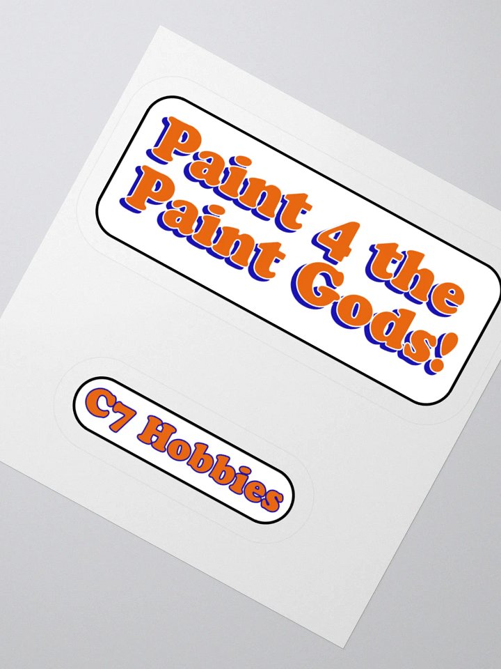 Paint 4 the paint gods sticker product image (2)