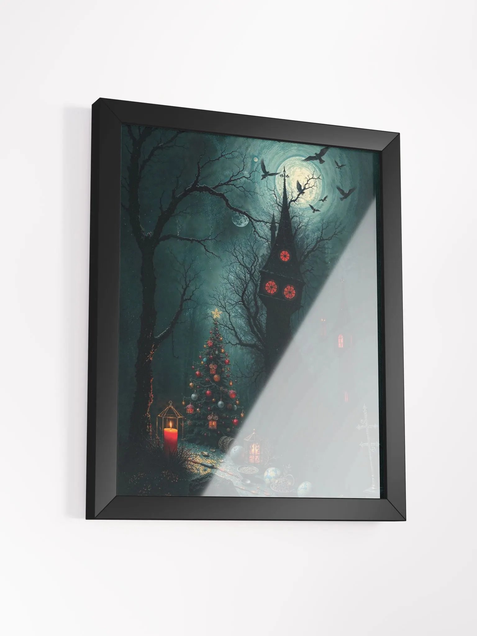 Gothic Christmas Night Framed Print product image (13)