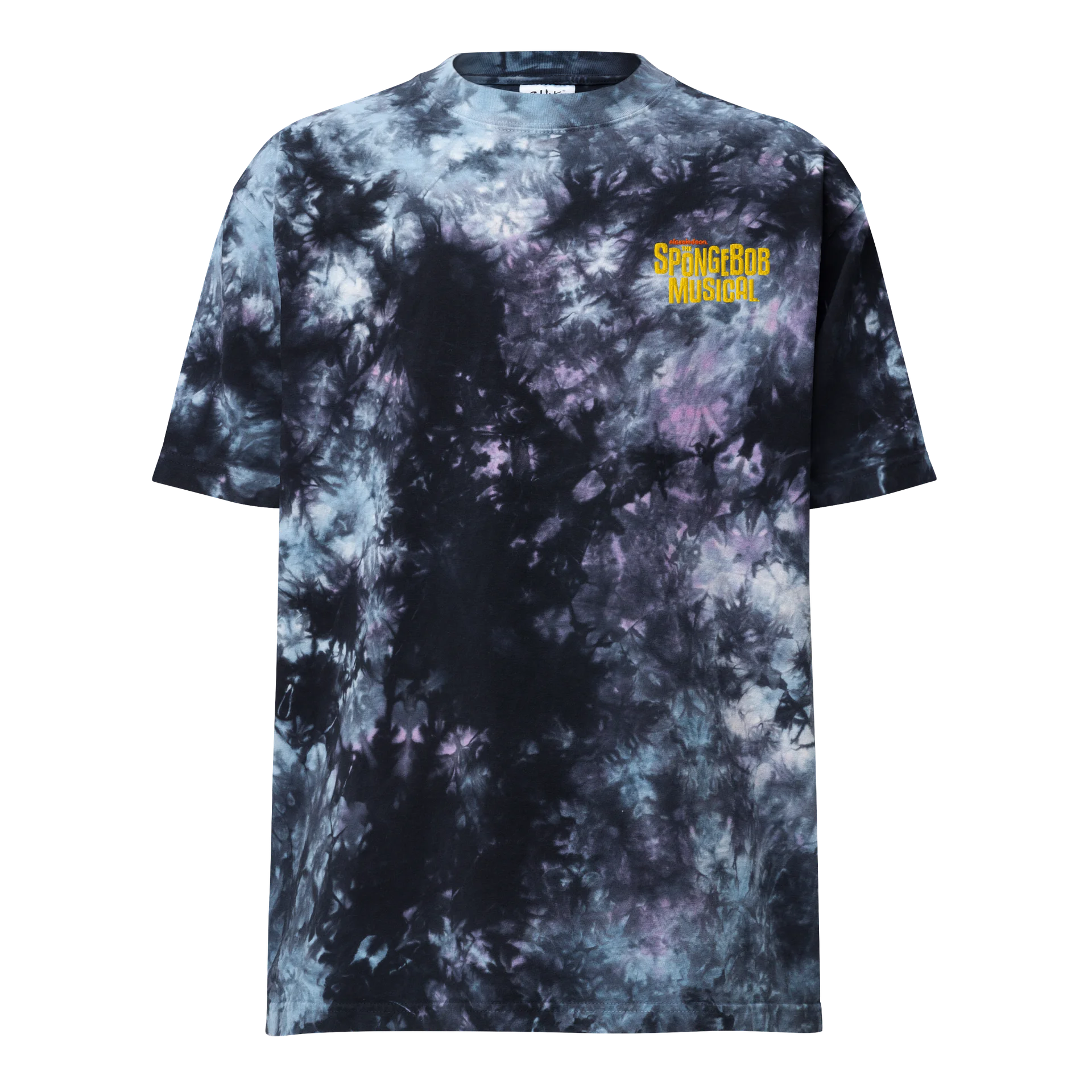 SpongeBob Text Logo Embroidered - Tie Dye T product image (1)
