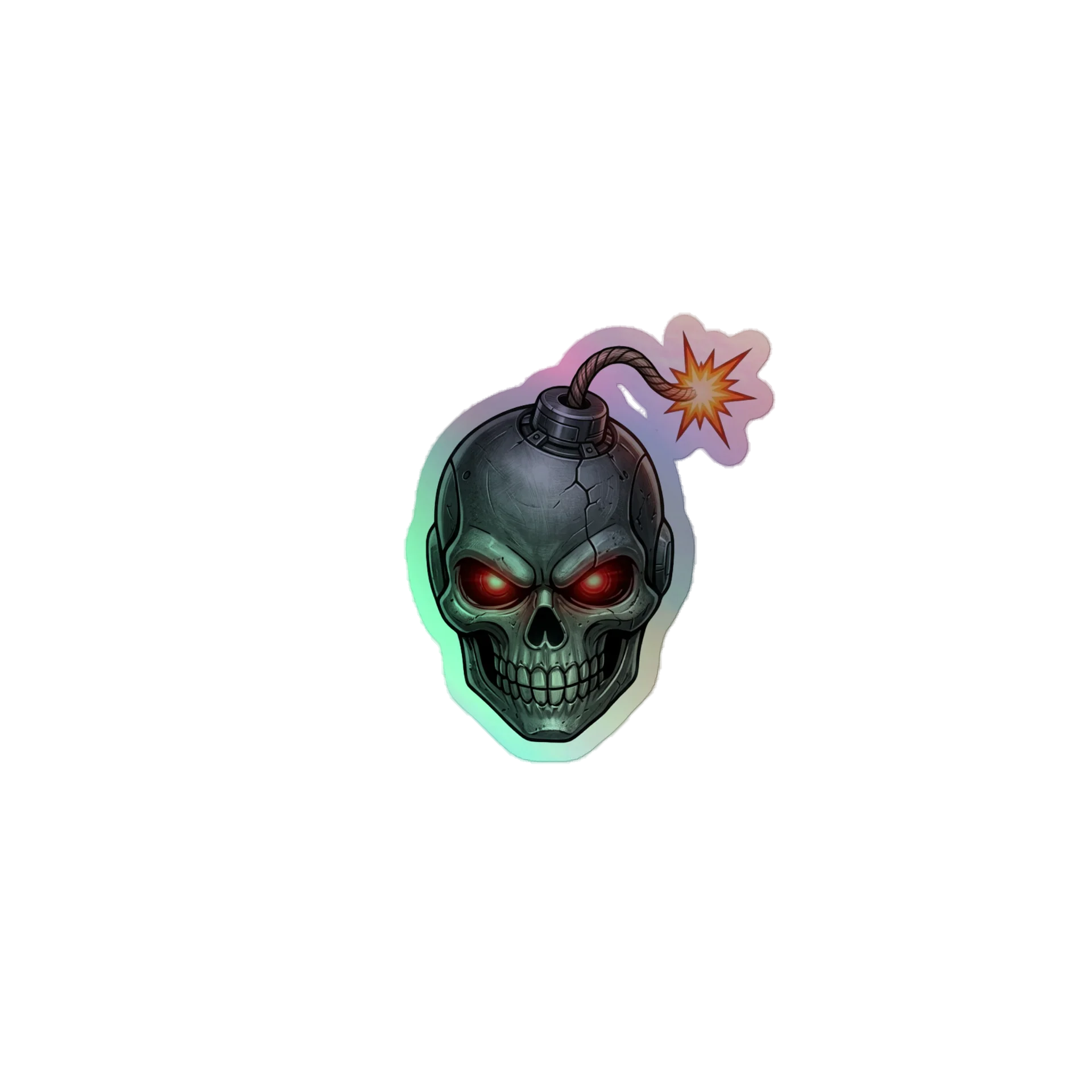 Bromb Skull Holo Sticker product image (1)