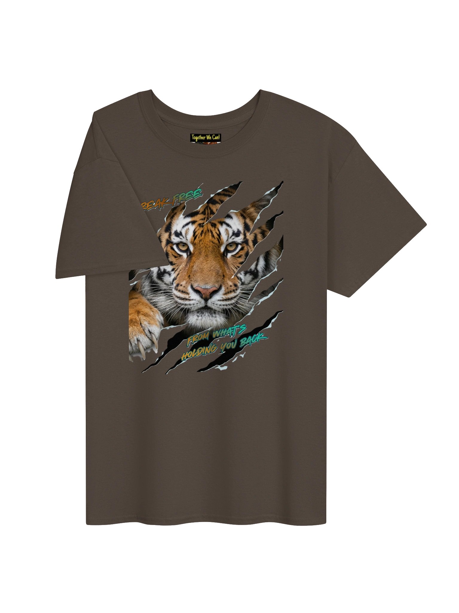 Mind Matter - Break Free - Tiger Graphic Gildan heavyweight t-shirt product image (23)