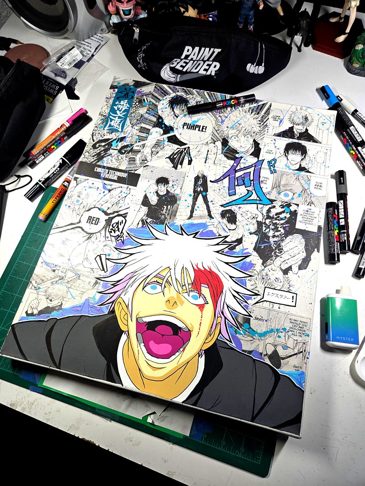 Reverse Curse ( 16' x 20' Gallery Wrapped Canvas Painting ) product image (1)