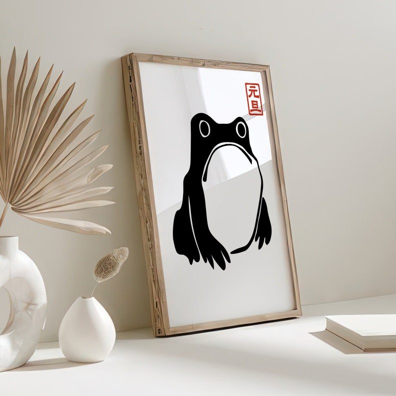 Japanese Matsumoto Hoji Frog Set of 3 and 4 color product image (9)