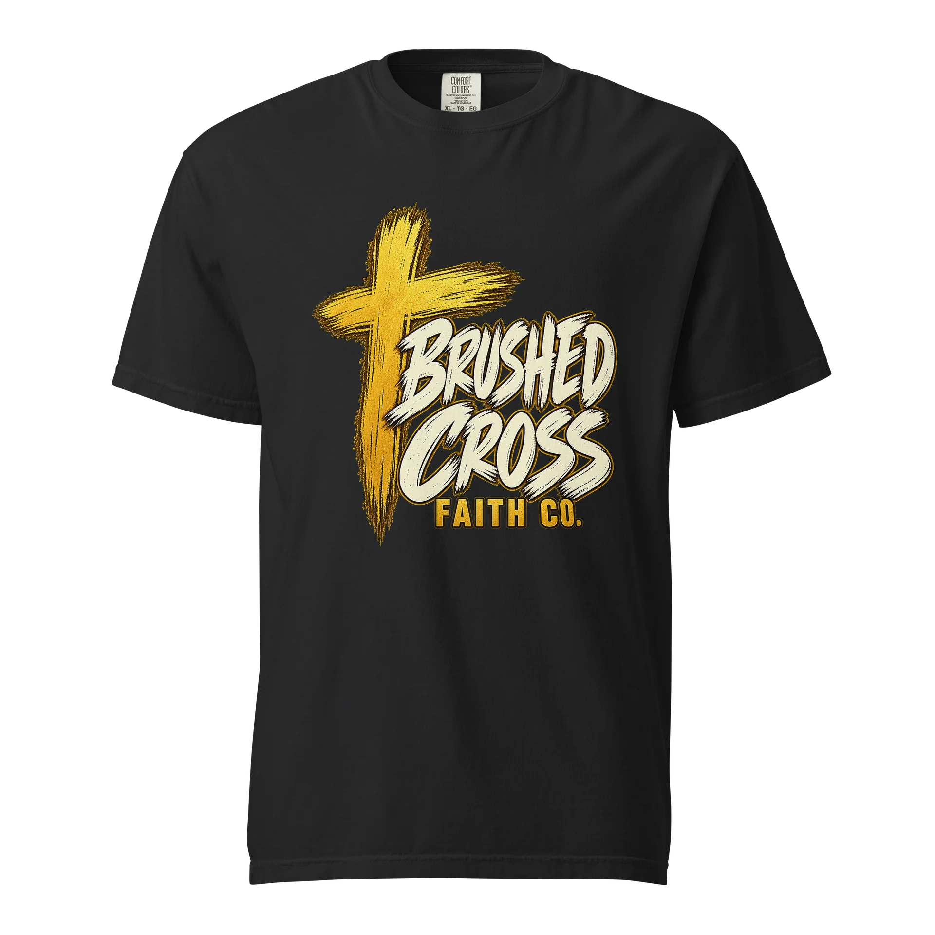 Brushed Cross Faith Co. | Signature Logo Tee product image (1)