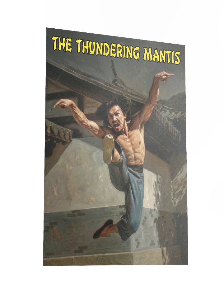 The Thundering Mantis Art Poster product image (2)