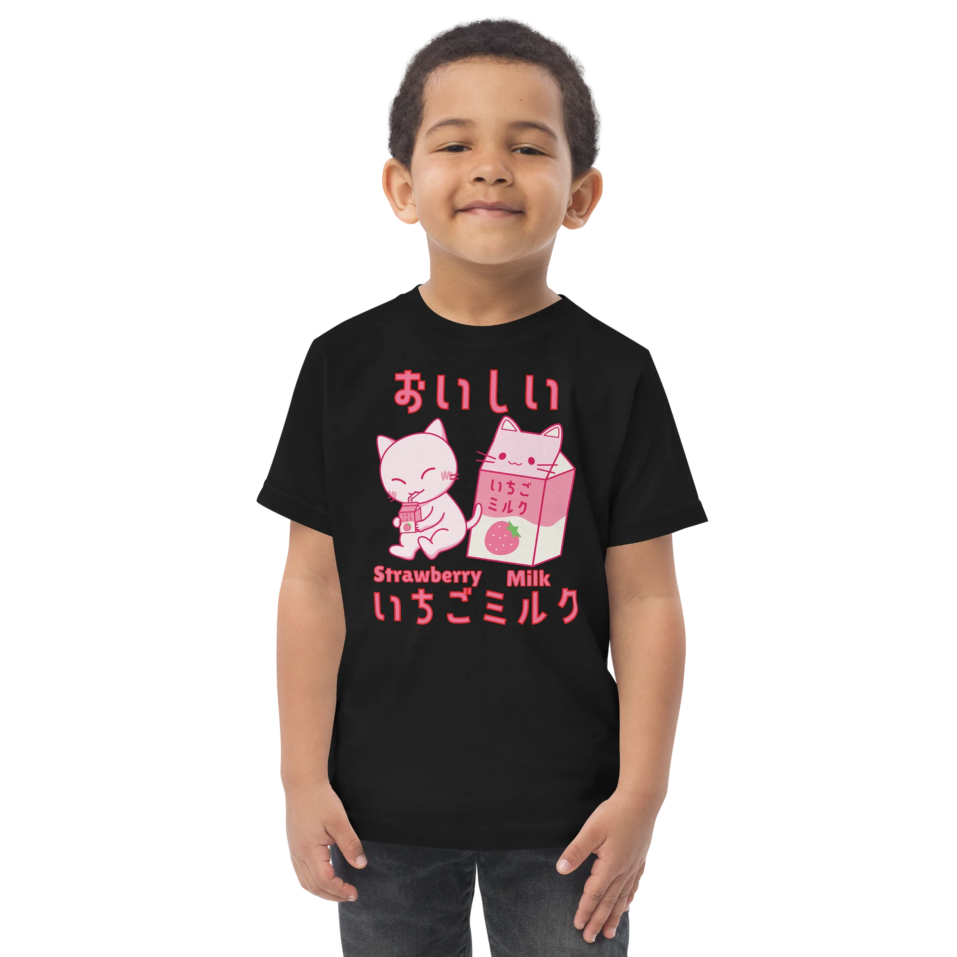 Strawberry Milk Cat - Toddler T-shirt product image (1)