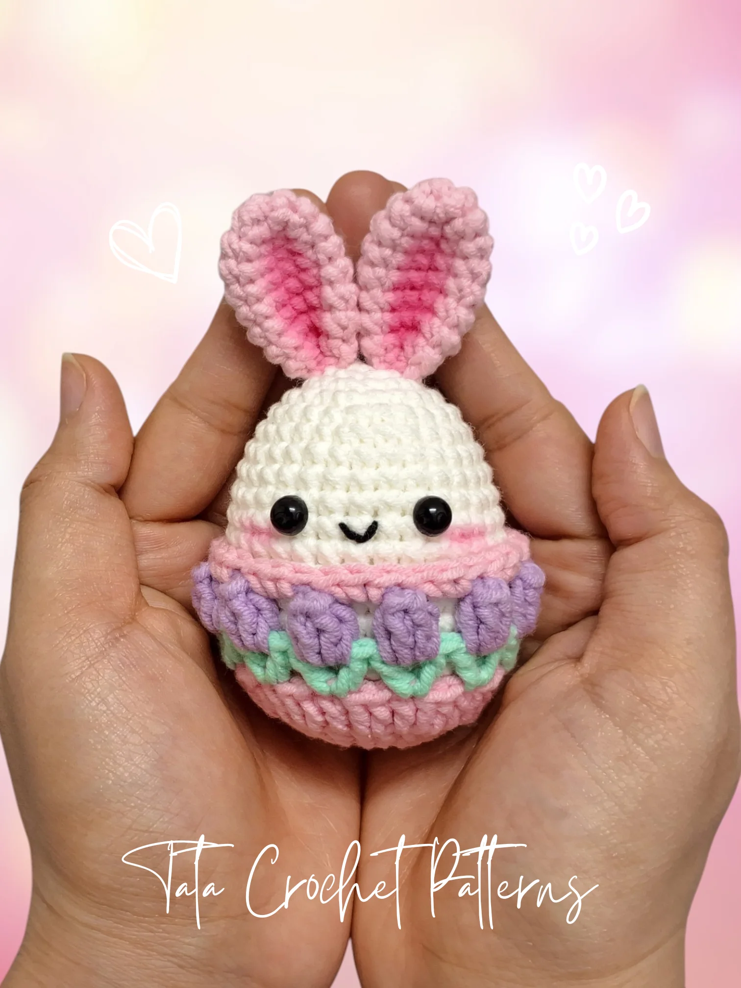 PDF Pattern -♡- (8 in 1) Super Cute Easter Bunny Eggs Amigurumi product image (9)