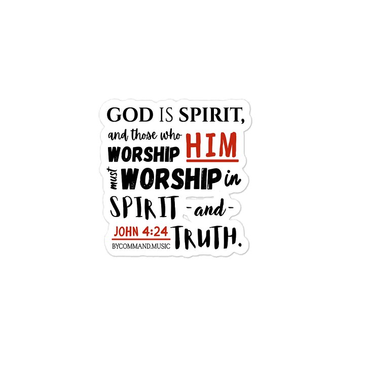 John 4:24 Sticker product image (2)
