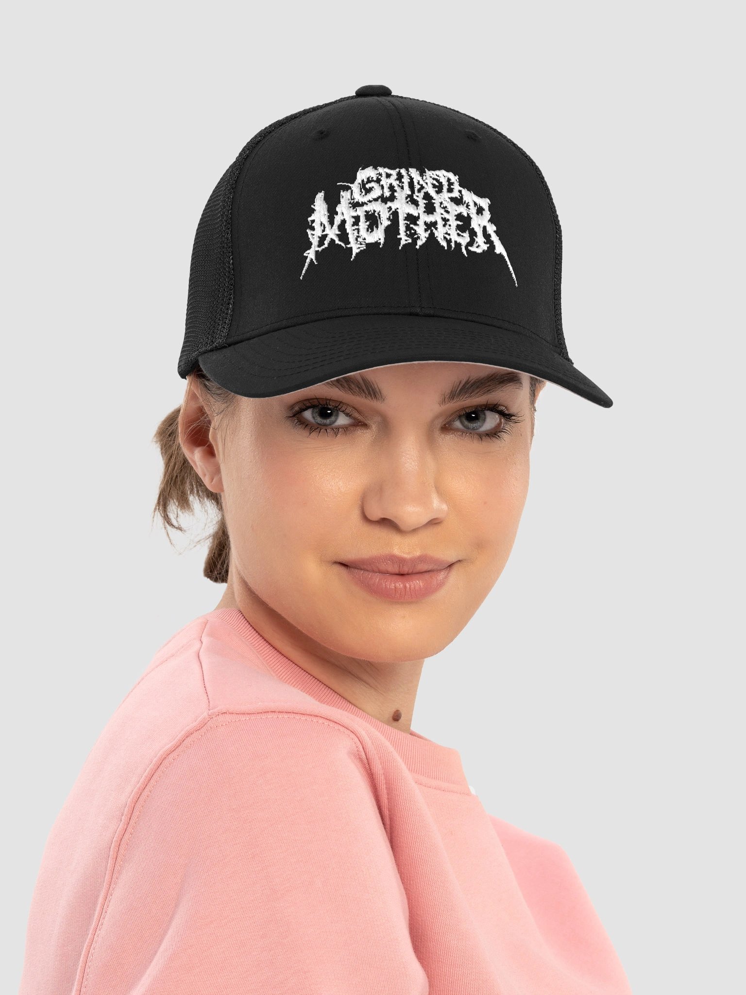 Grindmother Embroidered Trucker Hat product image (5)