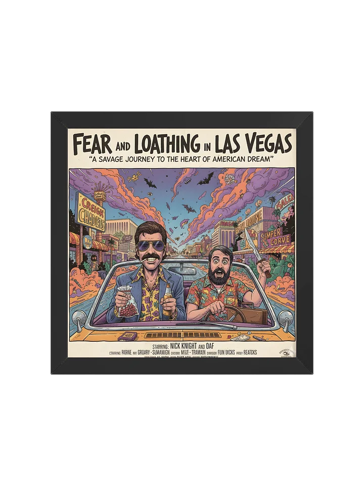 Fear and Loathing - Framed Print product image (1)