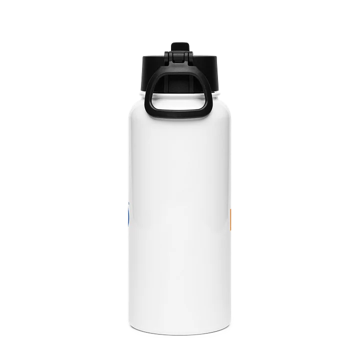 The Libertas x eXp Realty White Stainless Steel Water Bottle with a Straw Lid product image (2)